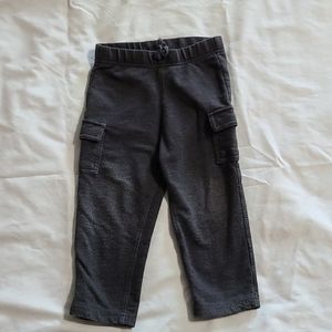 Jumping beans charcoal gray pants, 24 mos